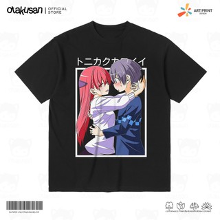 Áo thun Unisex Tonikaku Kawaii Cotton 100% ngắn tay