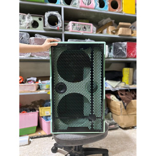 Vỏ thùng loa, box loa lắp mạch 19x38 bass 25 làm loa kẹo kéo, loa di động