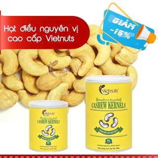 Vietnuts - hạt điều sấy nguyên vị | hộp cao cấp - 200g và 500g