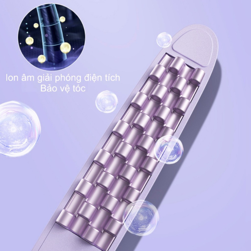 Máy bấm phồng chân tròn thế hệ mới tạo bông chân với lớp phủ gốm tích hợp ion âm giúp bảo vệ tóc- bả