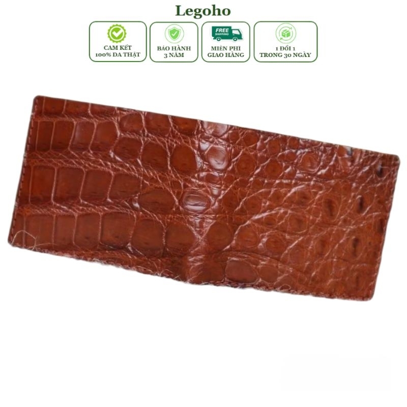 Ví da cá sấu nhỏ gọn, Ví nam, Ví da, Ví nam da cá sấu, Ví nam mini da cá sấu
