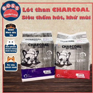LÓT VỆ SINH THAN HOẠT TÍNH DÙNG 1 LẦN CHO THÚ CƯNG, LÓT THAN KHỬ MÙI TỐT
