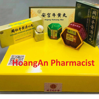 An Cung Ngưu Hoàng hoàn Bắc Kinh Đồng Nhân Đường Trung Quốc - có phiếu bảo hành, hướng dẫn phân biệt thật giả