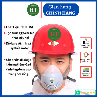 Mặt nạ chống bụi , phòng bụi , chống độc , phòng khói bụi silicone siêu mềm