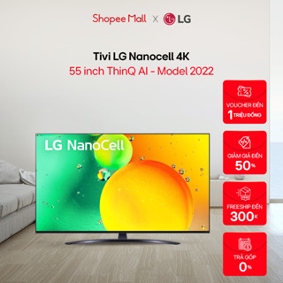 Smart Nanocell Tivi LG 55 Inch 4K 55NANO76SQA ThinQ AI - Model 2022