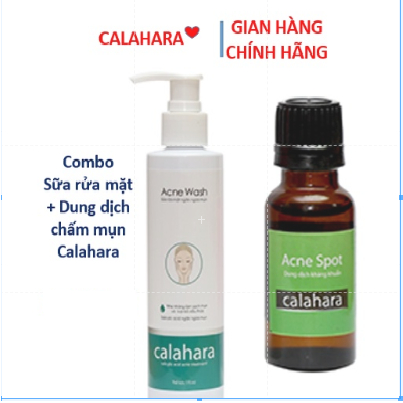 Combo bộ Calahara acne wash  [date 2027]