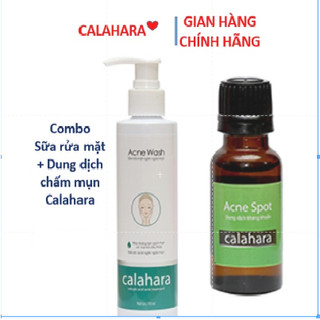 Combo bộ Calahara acne wash