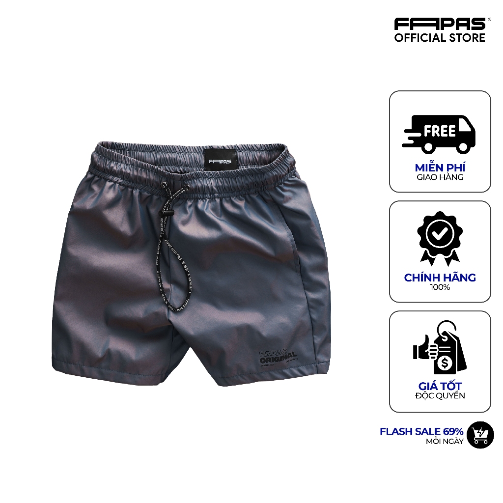 Quần Shorts Nam Vải Dù Co Giãn FAPAS Now