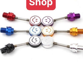 < Giá 1 Đôi> Ốc Kiểng Gắn Chân Gương Xe Máy Kiểu Lò Xo Mặt Cười!