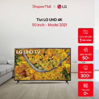 [Mã ELRE2TR giảm 8% đơn 500K] Smart UHD Tivi LG 50 inch 50UQ7550PSF - Miễn phí lắp đặt