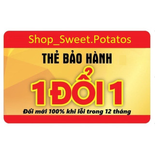 Thẻ bảo hành sản phẩm của shop