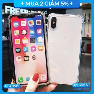 Ốp lưng Vina Case Samsung J7 Prime/J7 Pro/A20/A30/A50/A50S/A11/A02S/A12/J8/....Silicone dẻo trong suốt(hàng xịn)