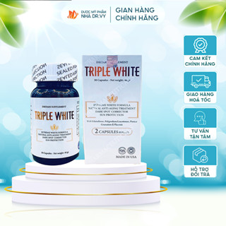 Viên Uống Triple White giúp trắng da mờ nám ( Tem chống hàng giả)