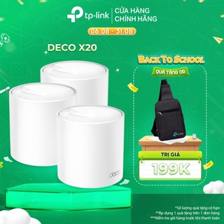 [Hỏa Tốc] Bộ Phát Wifi Mesh TP-Link Deco X20 (3-pack) Chuẩn Wifi 6 AX 1800Mbps
