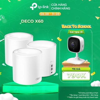 [Hỏa Tốc] Bộ Phát Wifi Mesh TP-Link Deco X60(3-pack) Wifi 6 AX5400