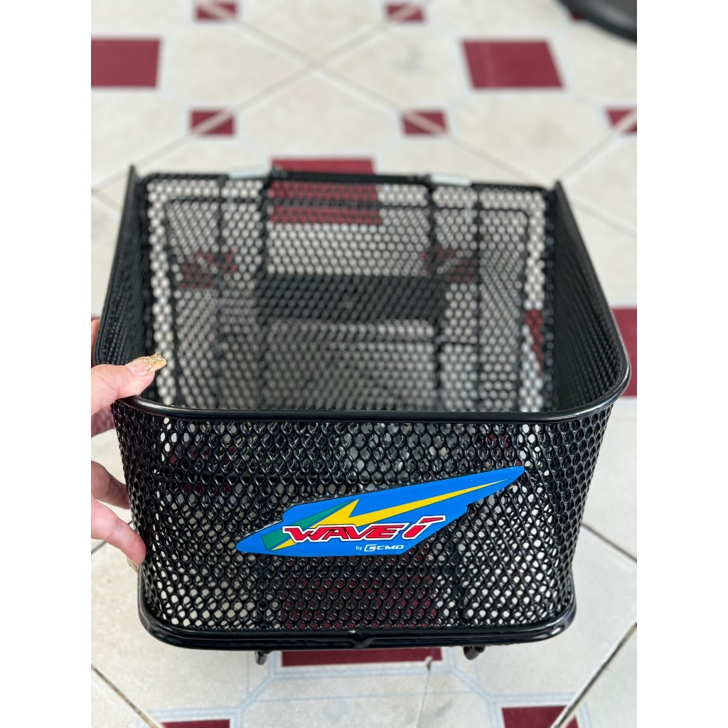 Rổ xe máy dạng lưới có nắp wave nhỏ ,zx( 1 lổ trên 2 dưới)