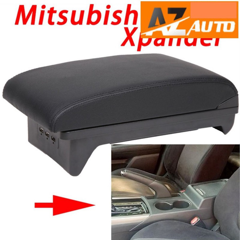 Bệ Tỳ Tay Xpander Mitsubishi Mẫu Mới, Bệ Thấp Tiện Lợi Tích Hợp Các Cổng Usb