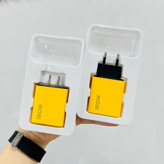 Củ Sạc Nhanh 120W 4 cổng USB + Type C PD
