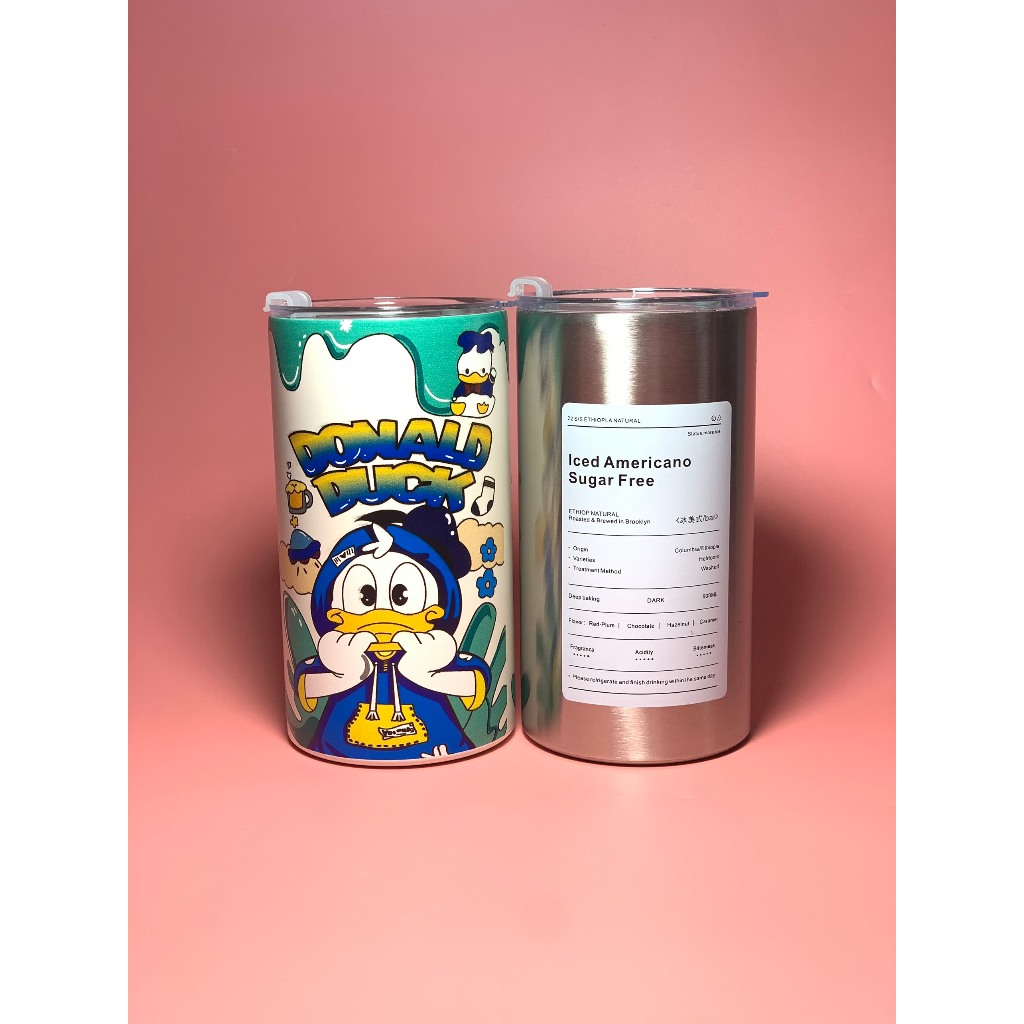 Ly Giữ Nhiệt Khắc Tên Iced Americano Sugar Free. 600ml