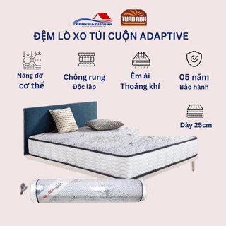 Đệm lò xo túi cuộn Adaptive Tuấn Anh chính hãng  vải cân bằng nhiệt nhập khẩu cấp- Đệm Chất Lượng