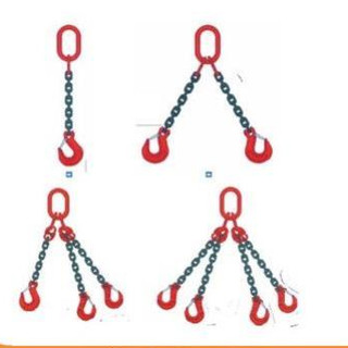 Sling xích cẩu hàng 1 chân, 2 chân, 3 chân, 4 chân - Sling xích 8mm tải 2 tấn