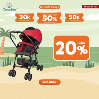 (MamanBébé chính hãng) Xe đẩy Combi NEYO màu đỏ/xanh