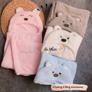 Choàng ủ minizone bằng lông-Khăn choàng quấn-Hàng loại 1.