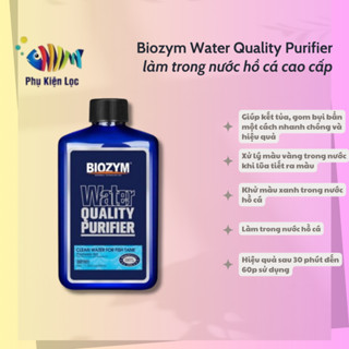 Biozym Water Quality Purifier làm trong nước hồ cá cao cấp