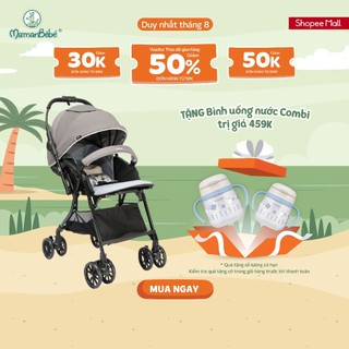 Xe đẩy combi handy 4cas compact - đảo chiều tay cầm - màu ghi