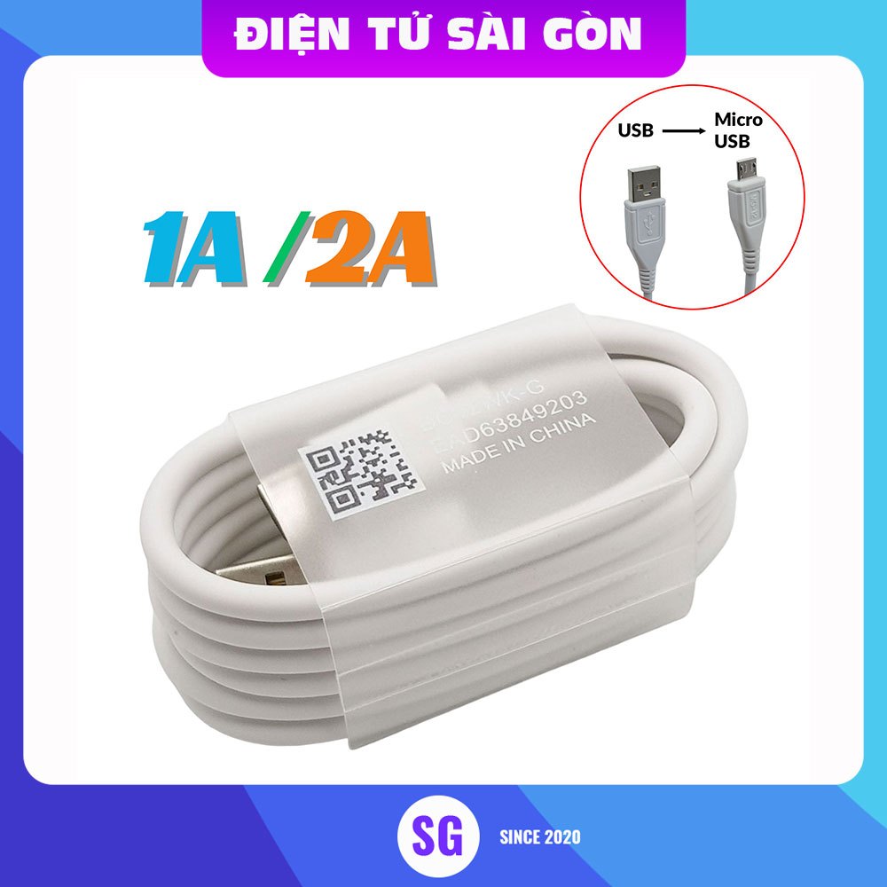 Cáp (cable) sạc Micro USB , cáp dữ liệu dài 1 mét