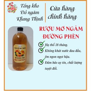 R.ươu Mơ ngâm đường phèn 1lít. hạ thổ. êm thơm chua ngọt.
