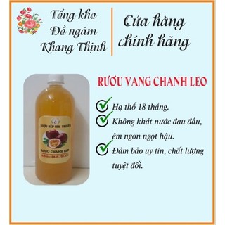 R.ươu chanh dây mật ong đường phèn 1 lít.thơm êm ngon ngọt hậu