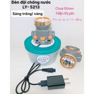 Đèn pin đội đầu a3, a6 - ánh sáng trắng/ vàng siêu sáng, bền đẹp