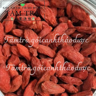 Kỷ tử Ninh Hạ Trái To Đỏ CAO CẤP LOẠI 1-100gram -Gói Canh Thảo Dược -Tâm Trà