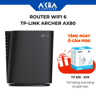 Bộ phát wifi tp-link archer ax80, router wifi 6 ax6000, cổng kết nối 2.5gbps, bh 24 tháng