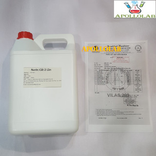 1 Can 5 Lít Nước cất 2 lần (Can xịn, dày)