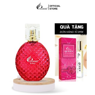 Nước hoa nữ thơm lâu Charme So Sexy chính hãng mùi hương hoa hồng tươi mát sảng khoái lưu hương lâu 8-12 giờ 50ml
