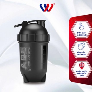 Bình lắc ABE All Black Everything Applied Nutrition phiên bản không có bóng lắc kim loại