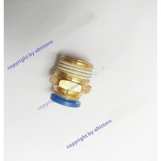 1 CÚT ĐẦU BƠM REN 17 HÀNG ĐỒNG CHO DÂY PHUN SƯƠNG 8MM