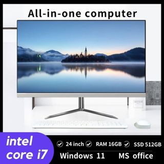 Levono All-in-One PC 24 inch Tất cả trong một Máy tính Intel Core i7 tặng bàn phím chuột 16+512GB Bảo hành máy tính hai