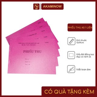 Phiếu thu 1 liên a5