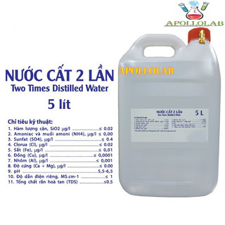 1 Lít Nước cất 2 lần, 1 lần (Mua nhiều giá tự động giảm)