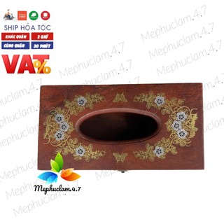 Hộp đựng giấy ăn bằng gỗ cao cấp