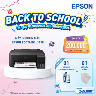Máy in epson ecotank l1210 nâng cao năng suất tiết kiệm mực in