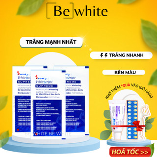 Miếng dán trắng răng Crest 3D White Supreme Professional CHÍNH HÃNG MỸ - Giúp trắng răng vượt trội