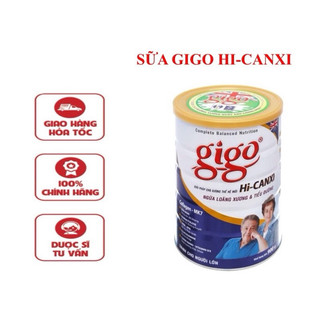 Sữa bột Gigo Hi canxi 900g -lon thiếc ngừa loãng  xương và tiểu đường