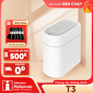 Thùng rác tự động thông minh townew t3 - tự động hàn túi, thay túi rác - bản quốc tế- bh 12 tháng