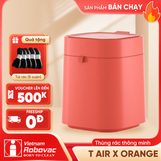 Thùng rác cảm ứng thông minh TOWNEW T AIR X 13.5L - Tự động hàn túi, thay túi rác - Hàng Chính Hãng- BH 12 tháng