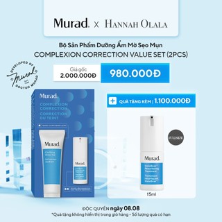 Hannah Olala x Murad x Bộ Sản Phẩm Dưỡng Ẩm Mờ Sẹo Mụn- Murad Complexion Correction Value Set