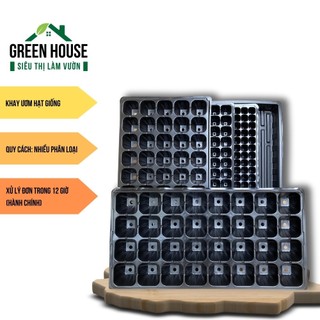 Khay Ươm hạt giống rau củ quả và hoa 32,50,105,200 ô, dày dặn, chịu nhiệt tốt, tiện dụng | Green House